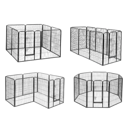 Heavy Duty 8 Panel Dog Playpen Enclosure - 24 / 60cm