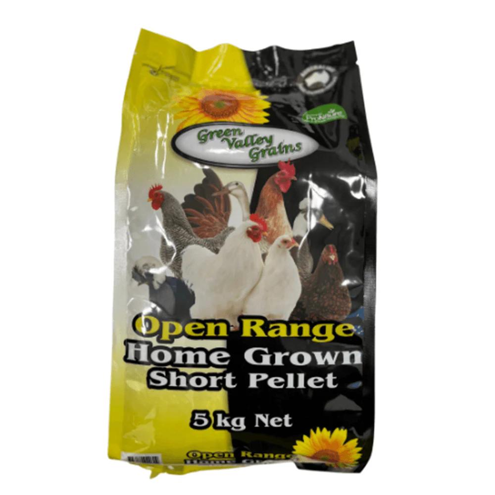 Green Valley Open Range Home Grown Short Pellet 5kg