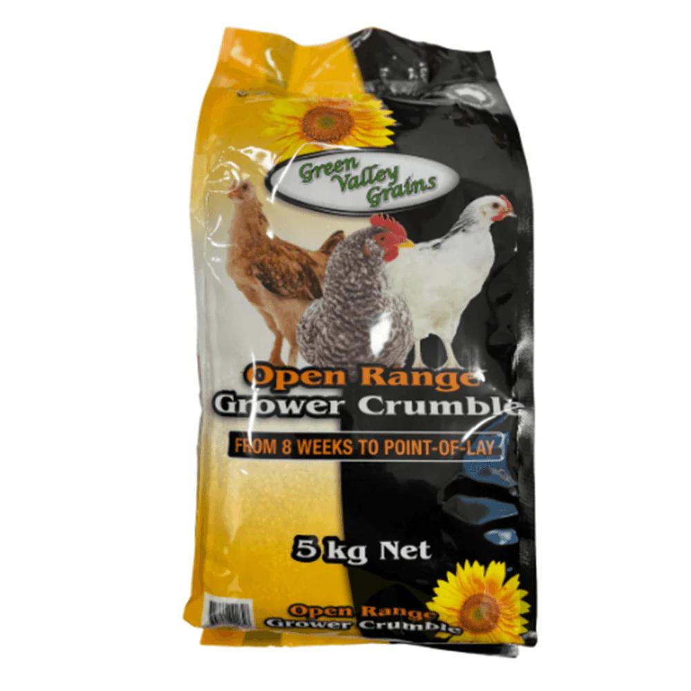 Green Valley Open Range Pullet Grower Crumbles 5kg