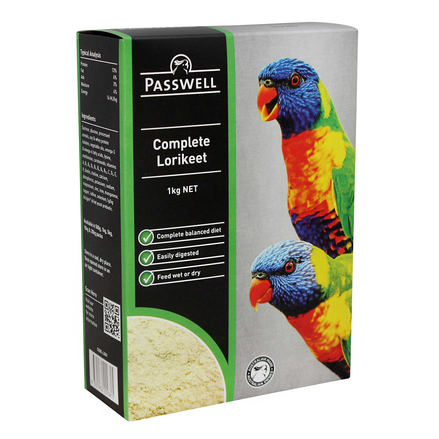 Passwell Complete Lorikeet 1kg