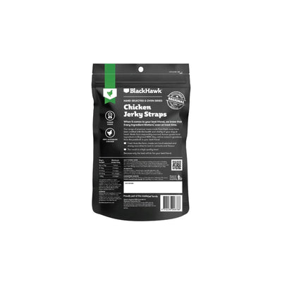 Black Hawk Dog Treats Chicken Jerky Straps 100g
