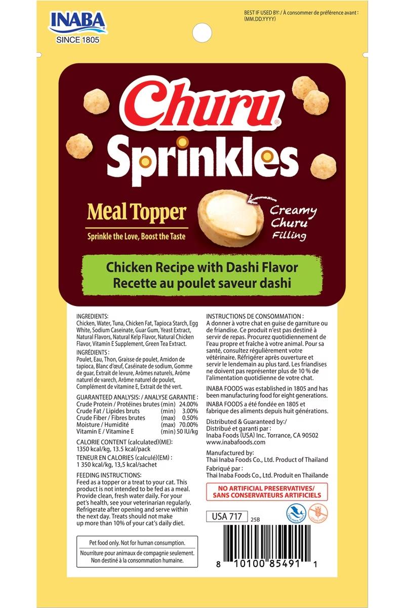 Inaba Cat Churu Sprinkles Chicken With Dashi 30g 6pk (O