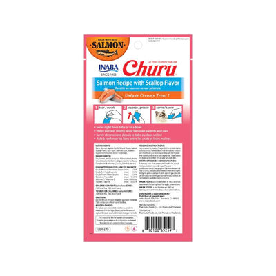 Inaba Cat Churu Puree Salmon Scallop 56g 6pk