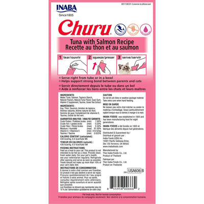 Inaba Cat Churu Puree Tuna With Salmon 56g 6pk