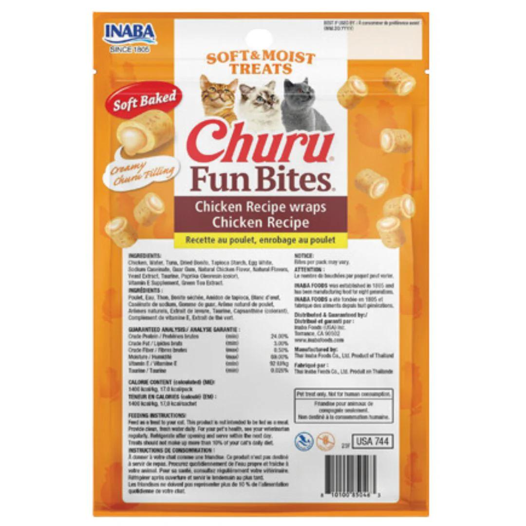 Inaba Cat Churu Fun Bite Chicken Wrap Chicken 36g 6pk