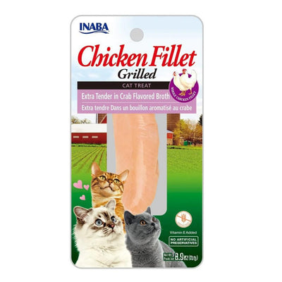 INABA CAT GRLD CHK FLT EX TEN CRAB BROTH 15G 6PK