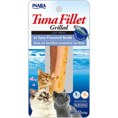 INABA CAT GRLD TUNA FLT EX TEN TUNA BROTH 15G 6PK