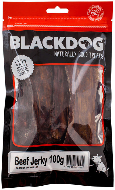 BLACK DOG BEEF JERKY 100G