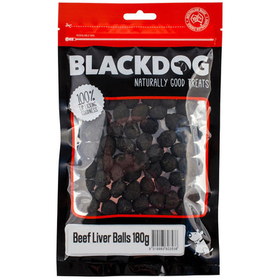 BLACK DOG BEEF LIVER BALLS 180G