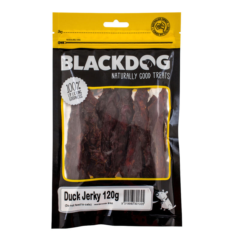 BLACK DOG DUCK JERKY 120G