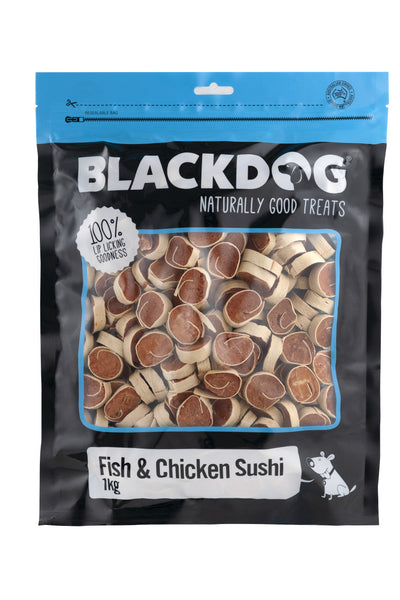 BLACK DOG FISH & CHICKEN SUSHI 150G