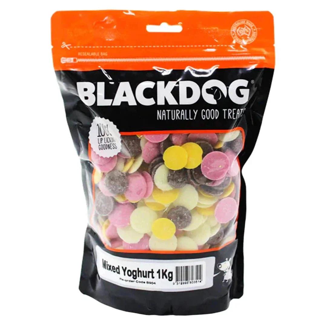 BLACK DOG MIXED YOGHURT DROPS 1KG