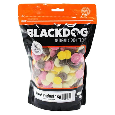 BLACK DOG MIXED YOGHURT DROPS 1KG