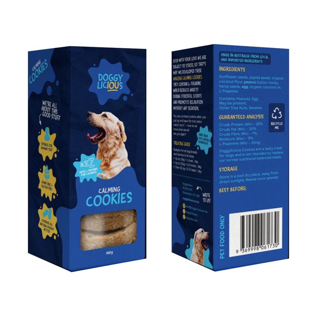 Doggylicious Dog Treat Calming Cookies 180g