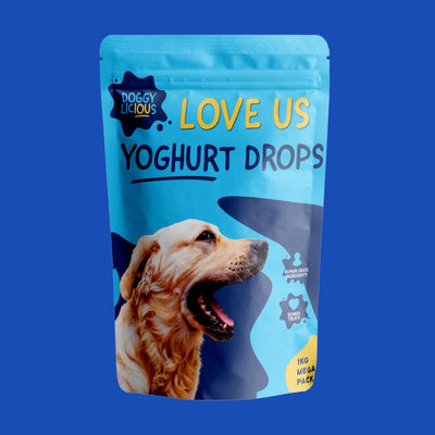 DOGGYLICIOUS TRAINING DROPS YOGHURT 1KG