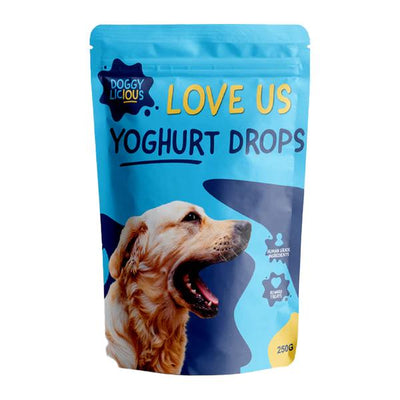 DOGGYLICIOUS TRAINING DROPS YOGHURT 250G