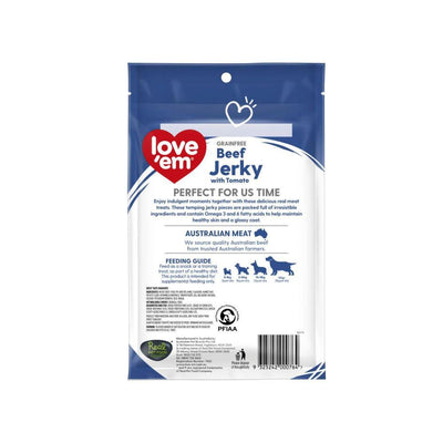 Love Em Beef & Tomato Jerky 200g 6pk