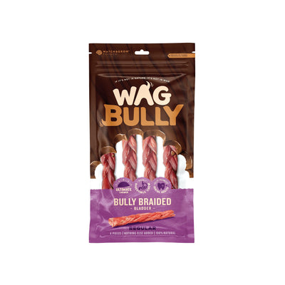 WAG BRAIDED BULLY STICK REGULAR