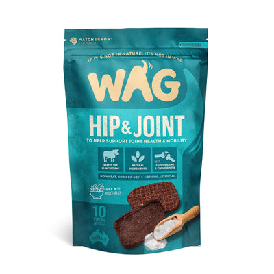 WAG BEEF JERKY HIP & JOINT 10PC