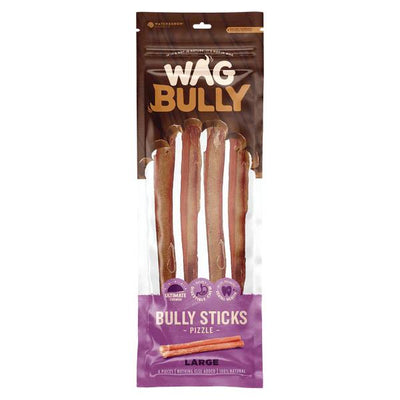 WAG BULLY STICK LARGE 4 PACK