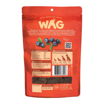 Wag Kangaroo Jerky Skin & Coat 10pc