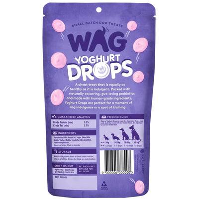 WAG Yoghurt Drops 250g Strawberry Pouch