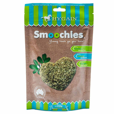 Hygain Smoochie Horses Heart-Shaped Biscuit Treats 250g Pouches x 10