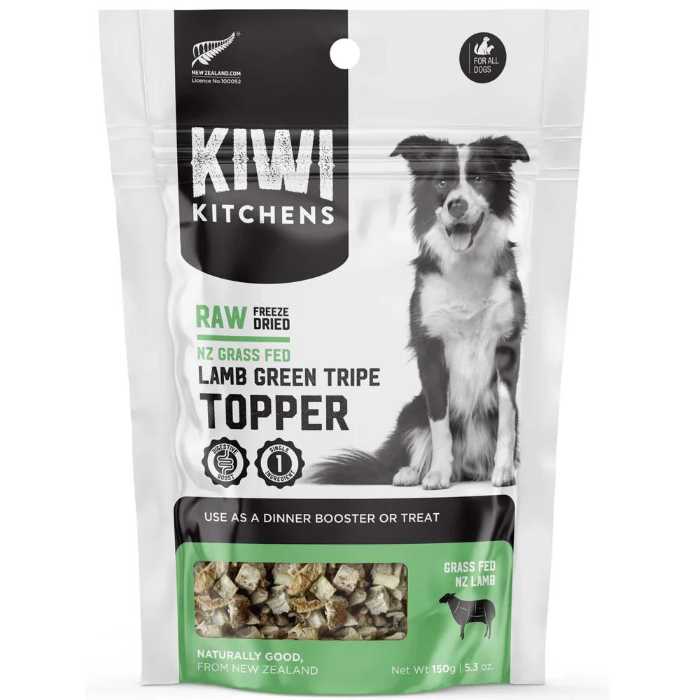 KIWI KITCHENS FREEZE DRIED LAMB GRN TRIPE DOG TOPPER 150G