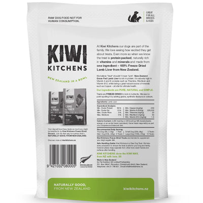 Kiwi Kitchens Freeze Dried Lamb Liver Treat 110g