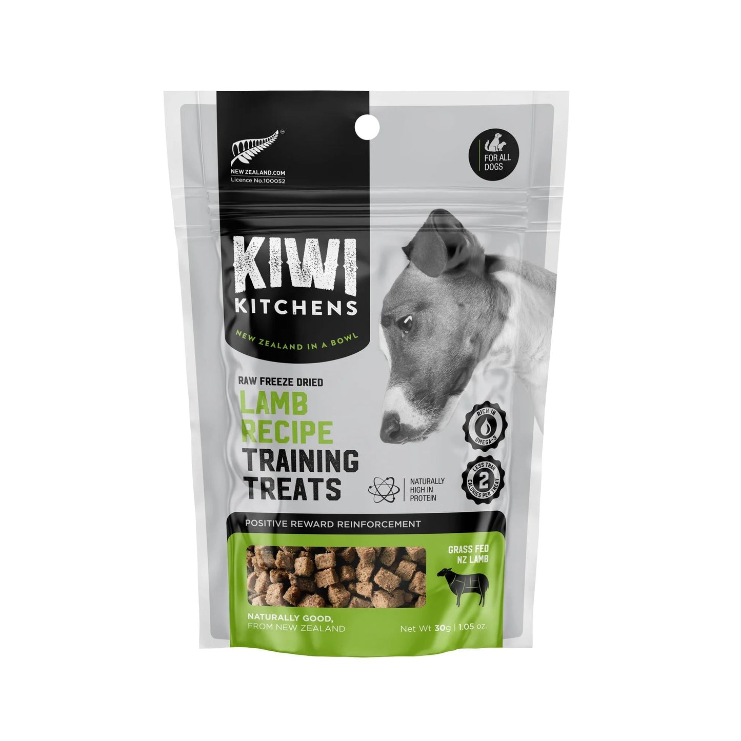 Kiwi Kitchens Freeze Dried Lamb Training Treats 30g