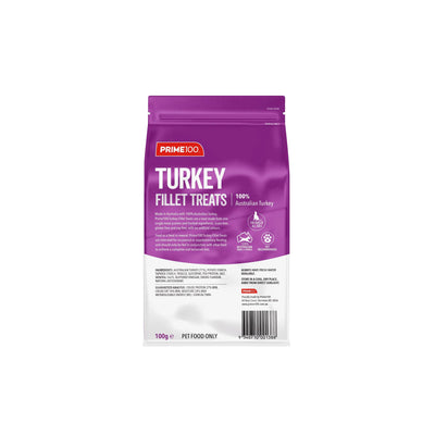 Prime100 Spt Turkey Fillet Dog Treats 100g