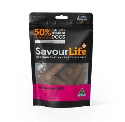 SAVOURLIFE AUSTRALIAN BEEF STRIPS 165G