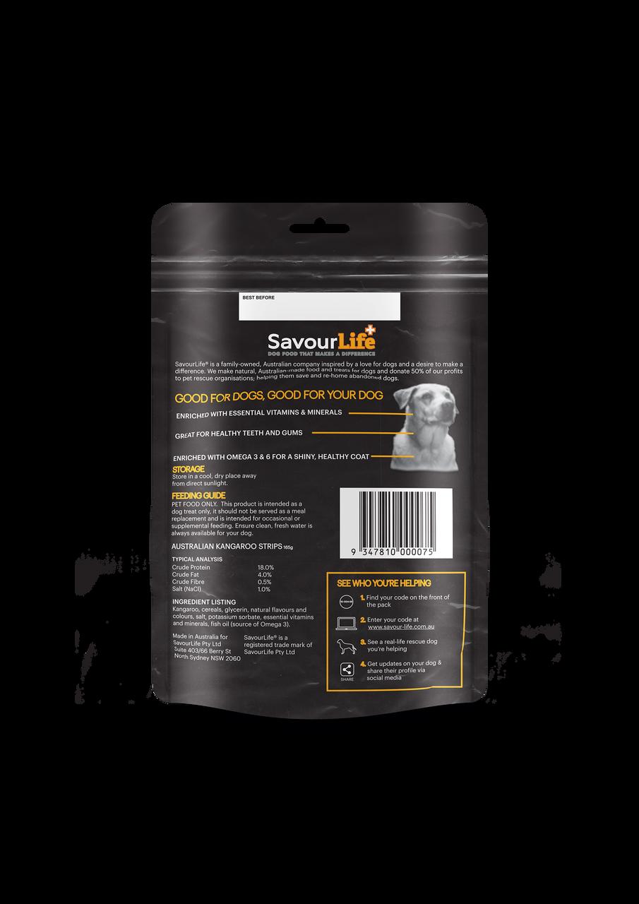 Savourlife Australian Kangaroo Strips 165g