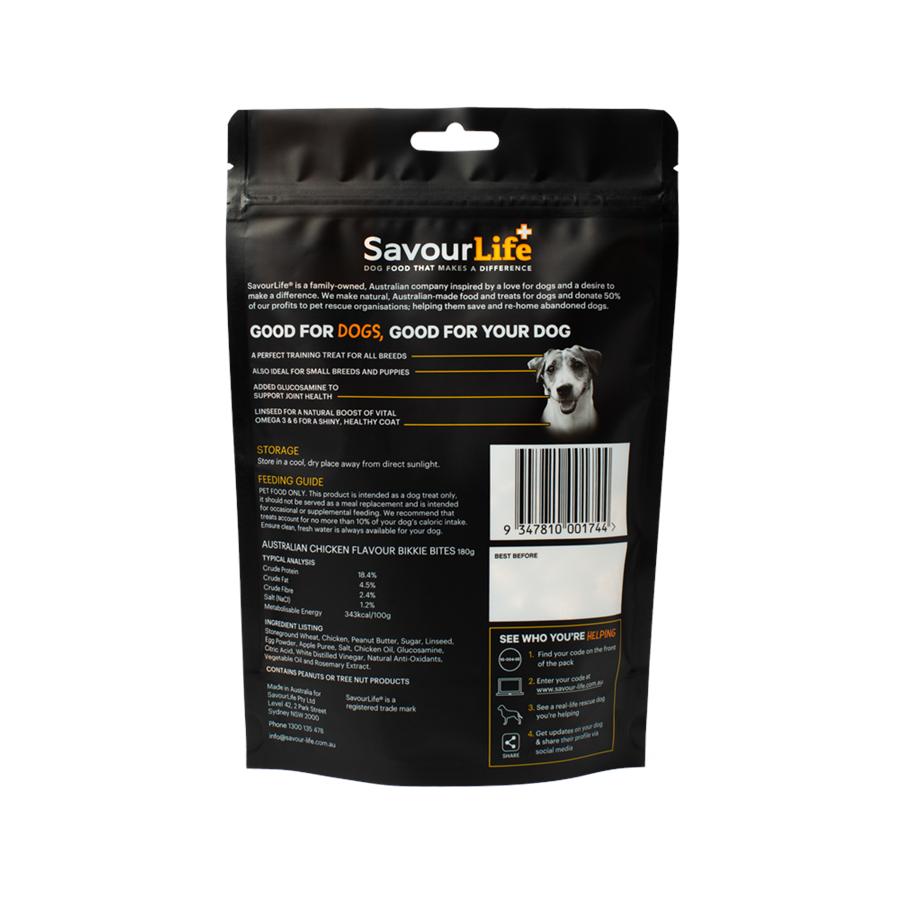 Savourlife Chicken Flavour Bikkie Bites 180g