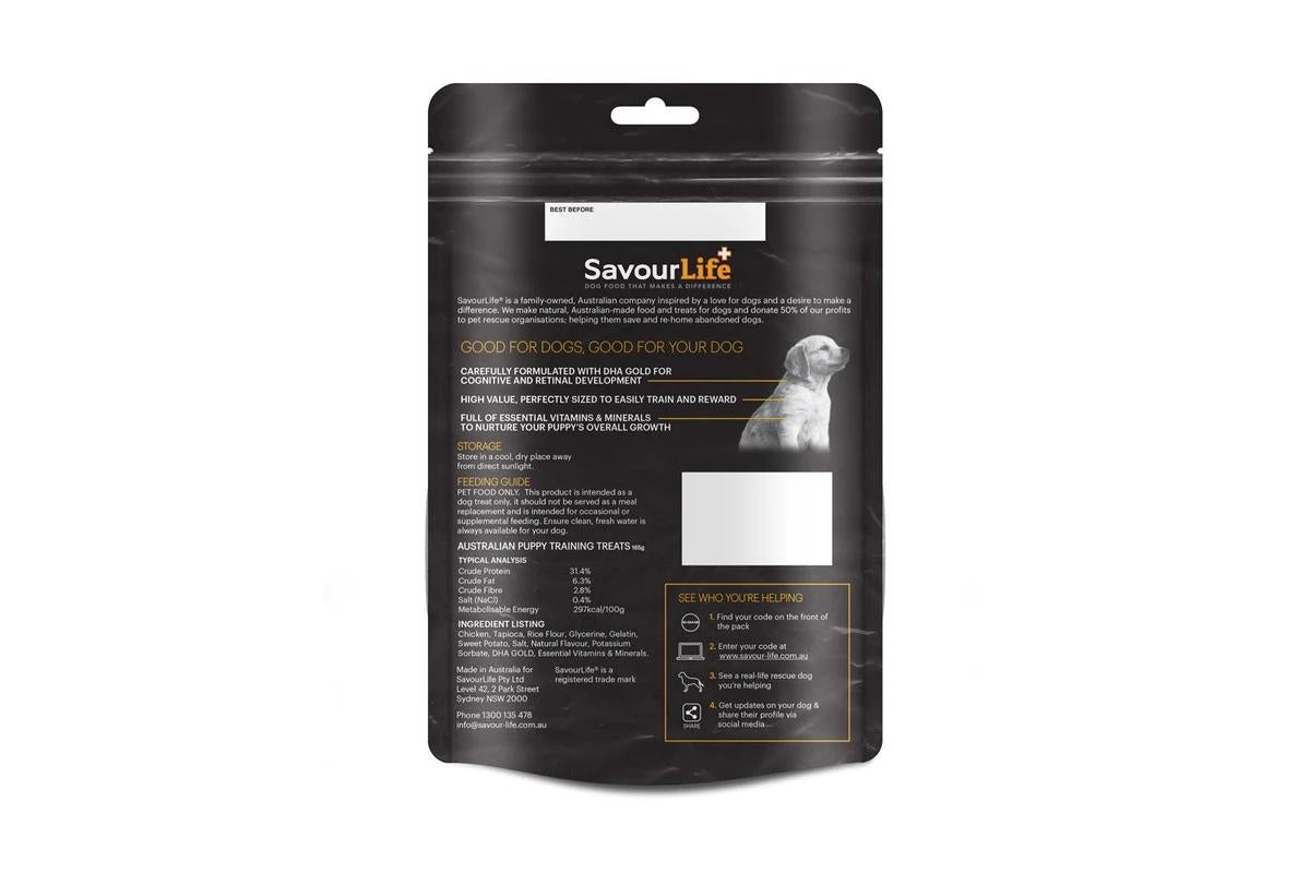 Savourlife Puppy Australian Chicken Training Treats 165g