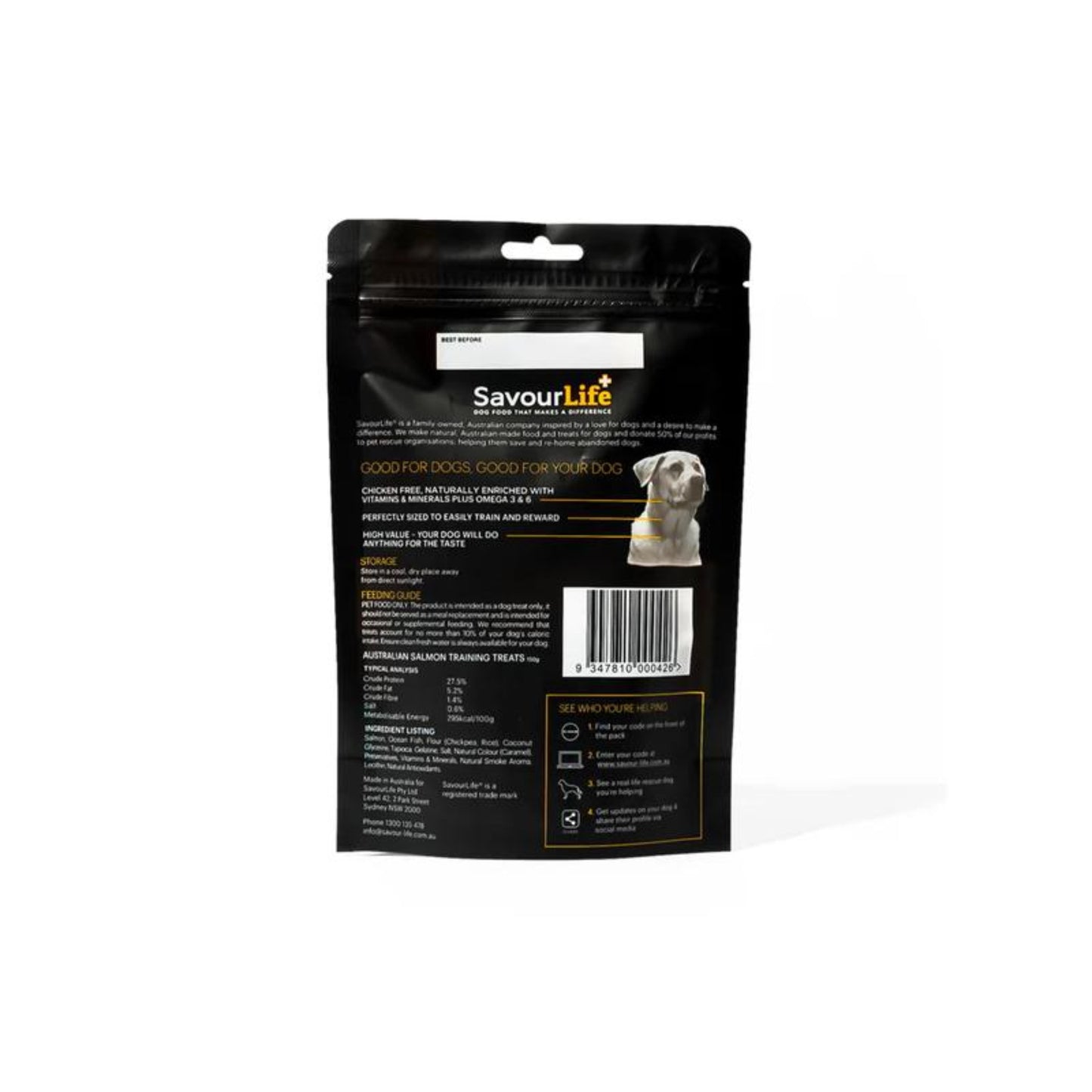 Savourlife Australian Salmon Training Treats 150g