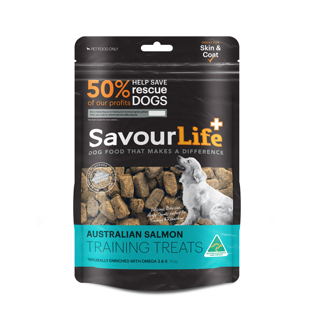 SAVOURLIFE AUSTRALIAN SALMON TRAINING TREATS 150G