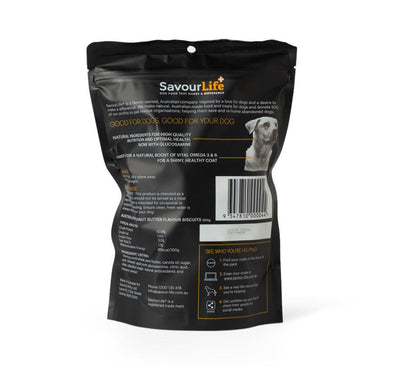 Savourlife Peanut Butter Biscuits Dog Treat 500g