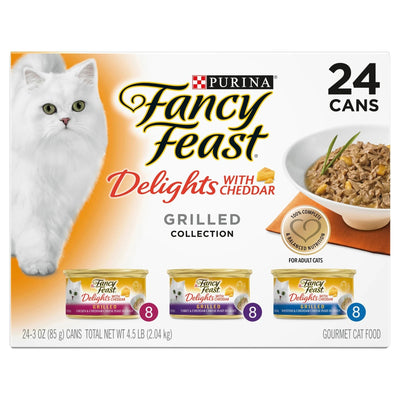 FANCY FEAST CHEDDAR DELIGHTS GRILLED 24X85G