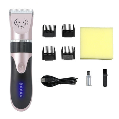 Rechargeable Clipper With Adjustable Blades Pink