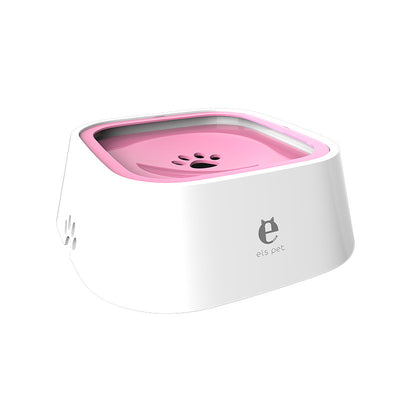 Anti-Spill Water Bowl Pink