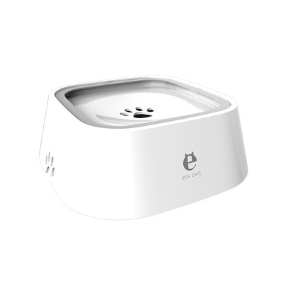 Anti-Spill Water Bowl White