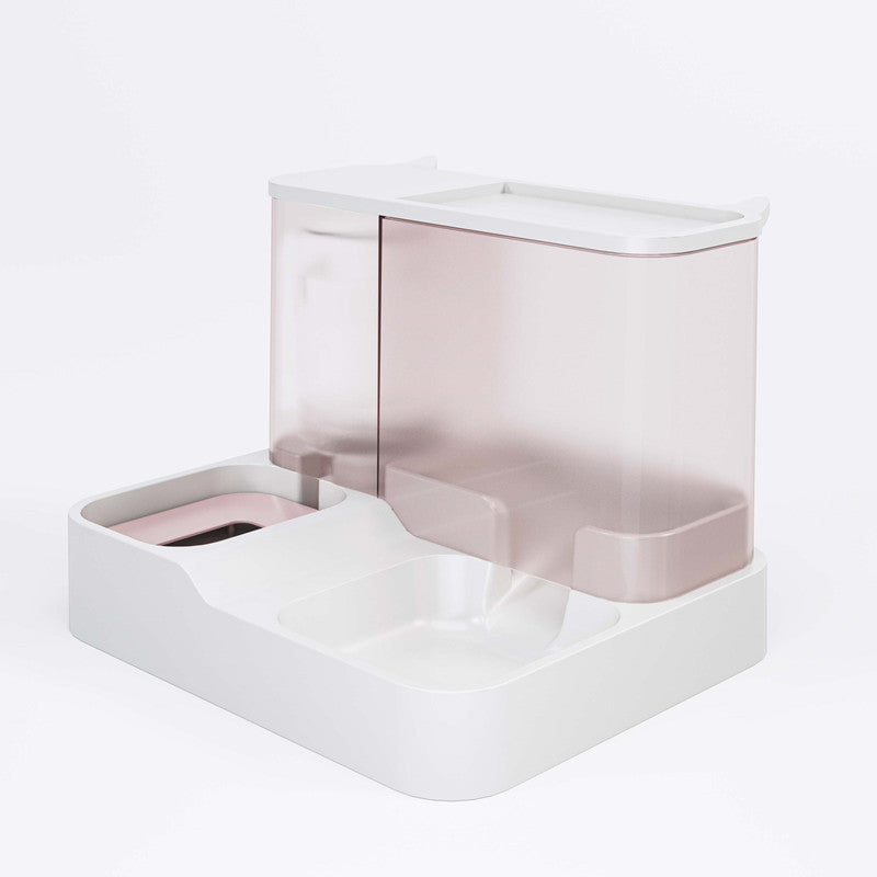 Andala Pets Pink 3L Automatic Cat Feeder And Waterer
