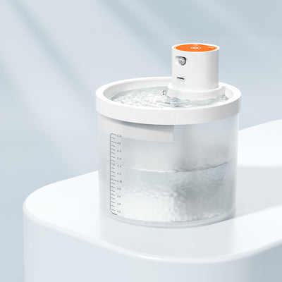Orange Wireless Automatic Water Fountain - 2.2l