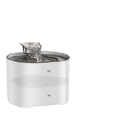 White Pet Automatic Water Dispenser Plug-in