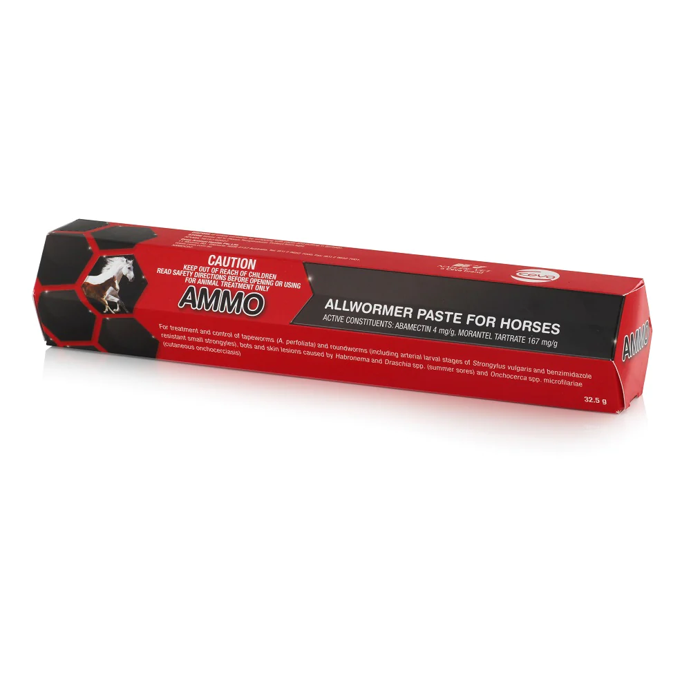 Ammo All Wormer Paste For Horses Mint 32.5g