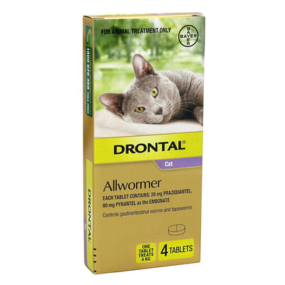 DRONTAL CAT ELLIPSOID 4KG 6X8 TABS