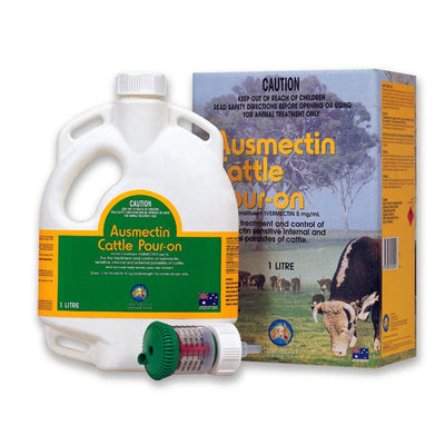 International Animal Health Ausmectin Cattle Pour On Treatment 1L