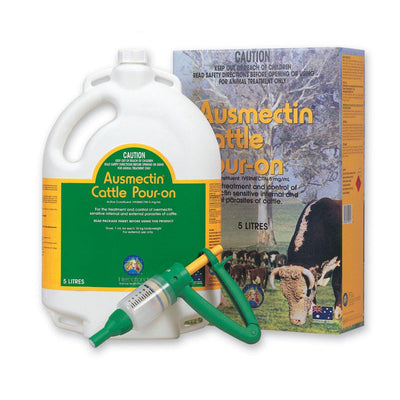 International Animal Health Ausmectin Cattle Pour On Treatment 5L