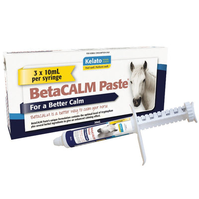 Kelato Betacalm Paste Nervous Anxious Horse Syringe Supplement 30ml